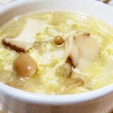 きのこたっぷり☆優しい味の中華卵スープ